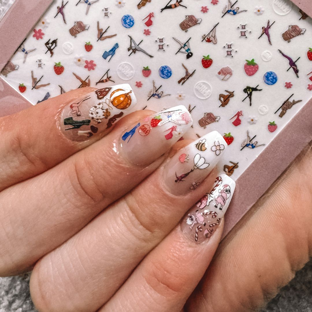 POLEBOX - POLE DANCER NAIL DECALS