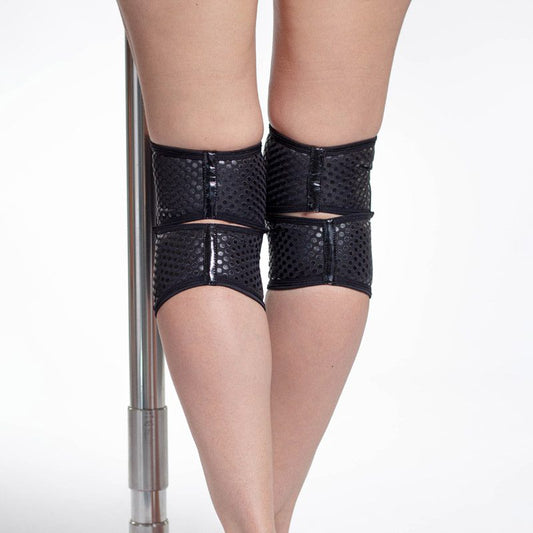 KNEBESKYTTERE GRIPPY SLEEK BLACK
