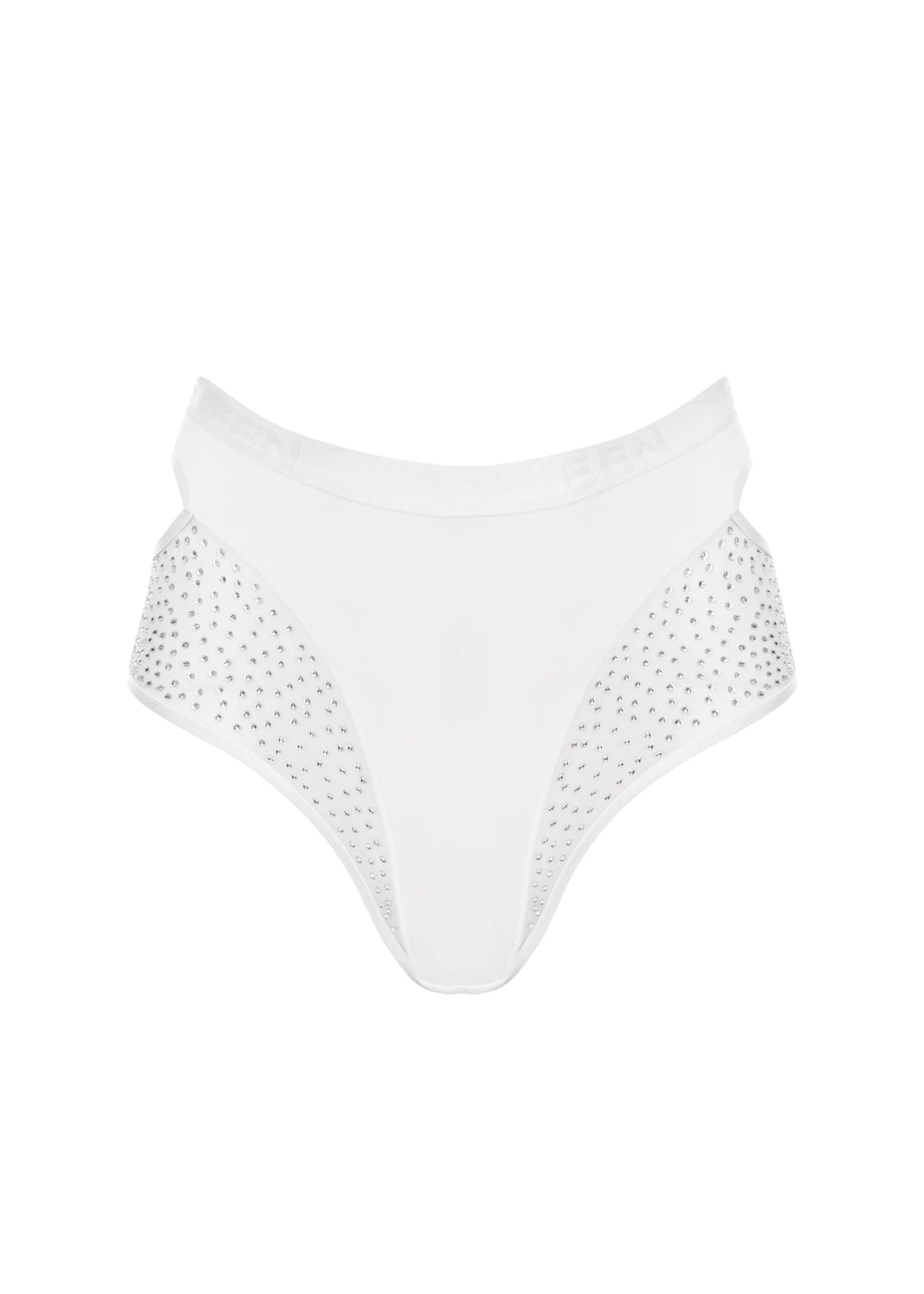 QUEEN - HIGH WAISTED SHORTS WITH MESH – CANDY SHINE - FLERE FARGER