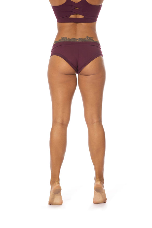 OFF THE POLE CLASSIC SHORTS- BURGUNDER