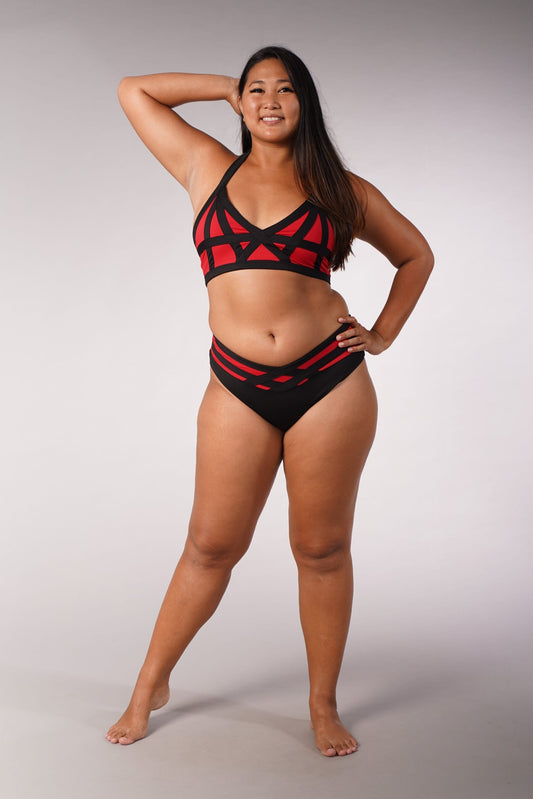 OFF THE POLE CAGED TOP - RØD