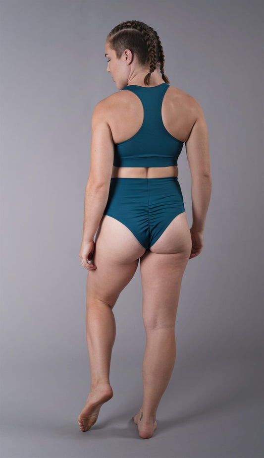 OFF THE POLE KEYHOLE SPORTS BH- DEEP SEA