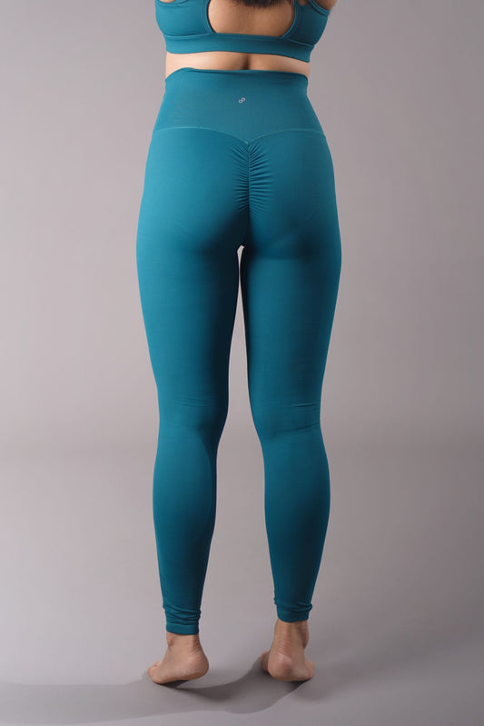 OFF THE POLE SCRUNCH BUTT LEGGINGS - DEEP SEA