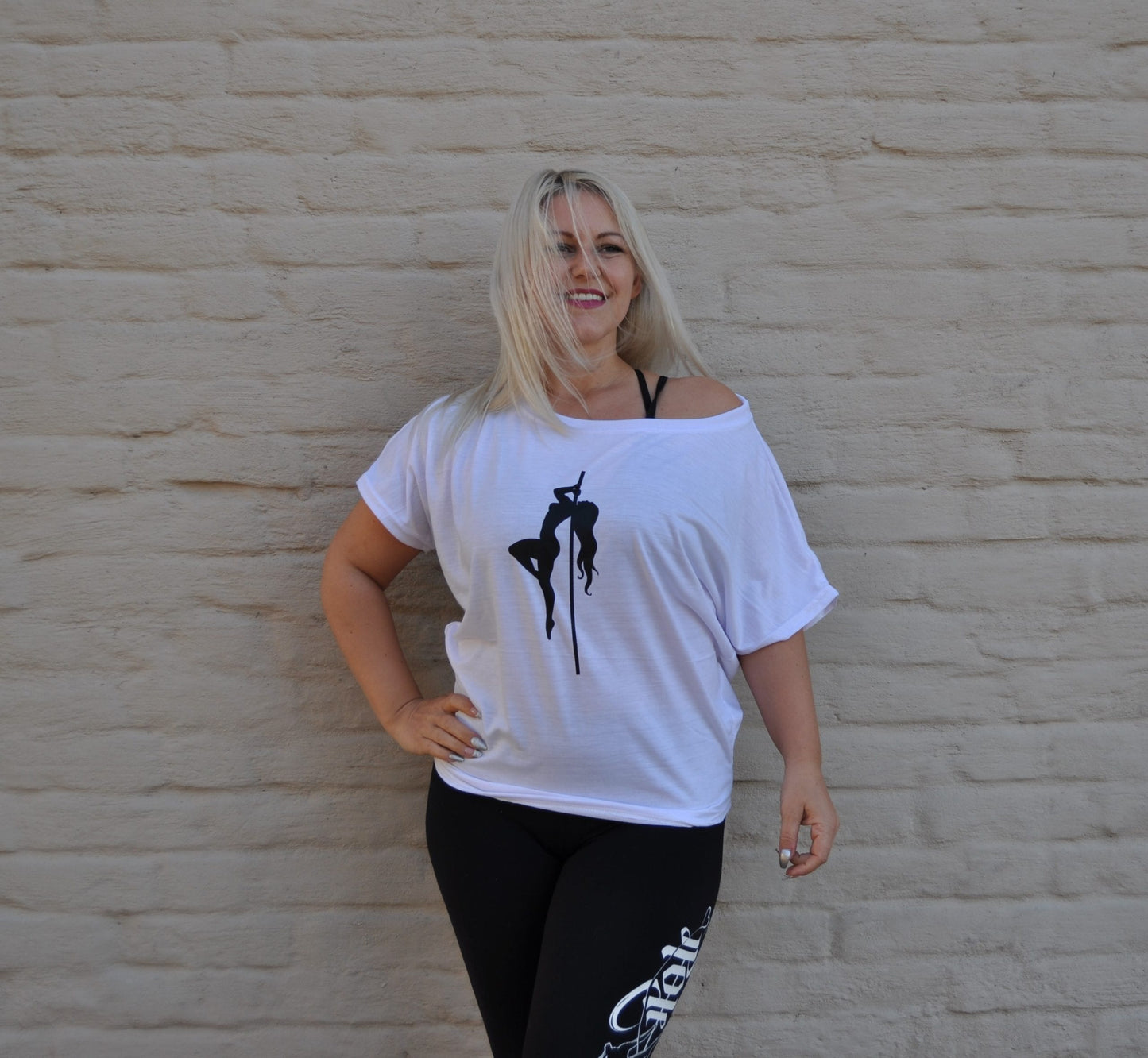 BATWING-T-SKJORTER HVIT