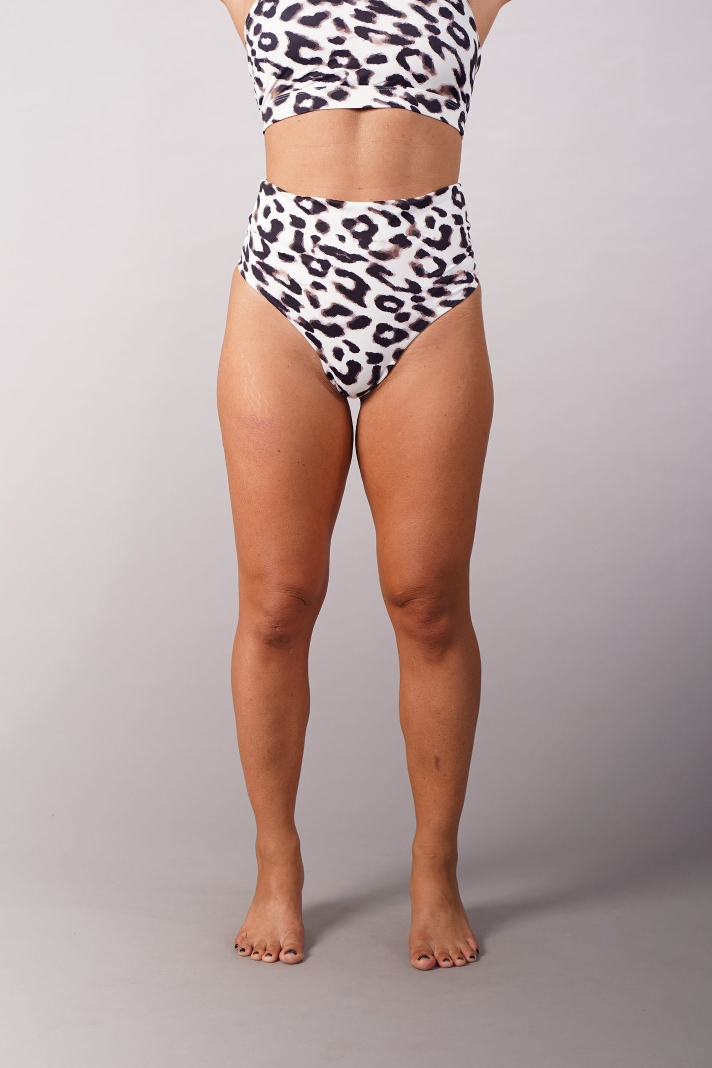 OFF THE POLE SCRUNCH HIGH WAIST SHORTS- LEO
