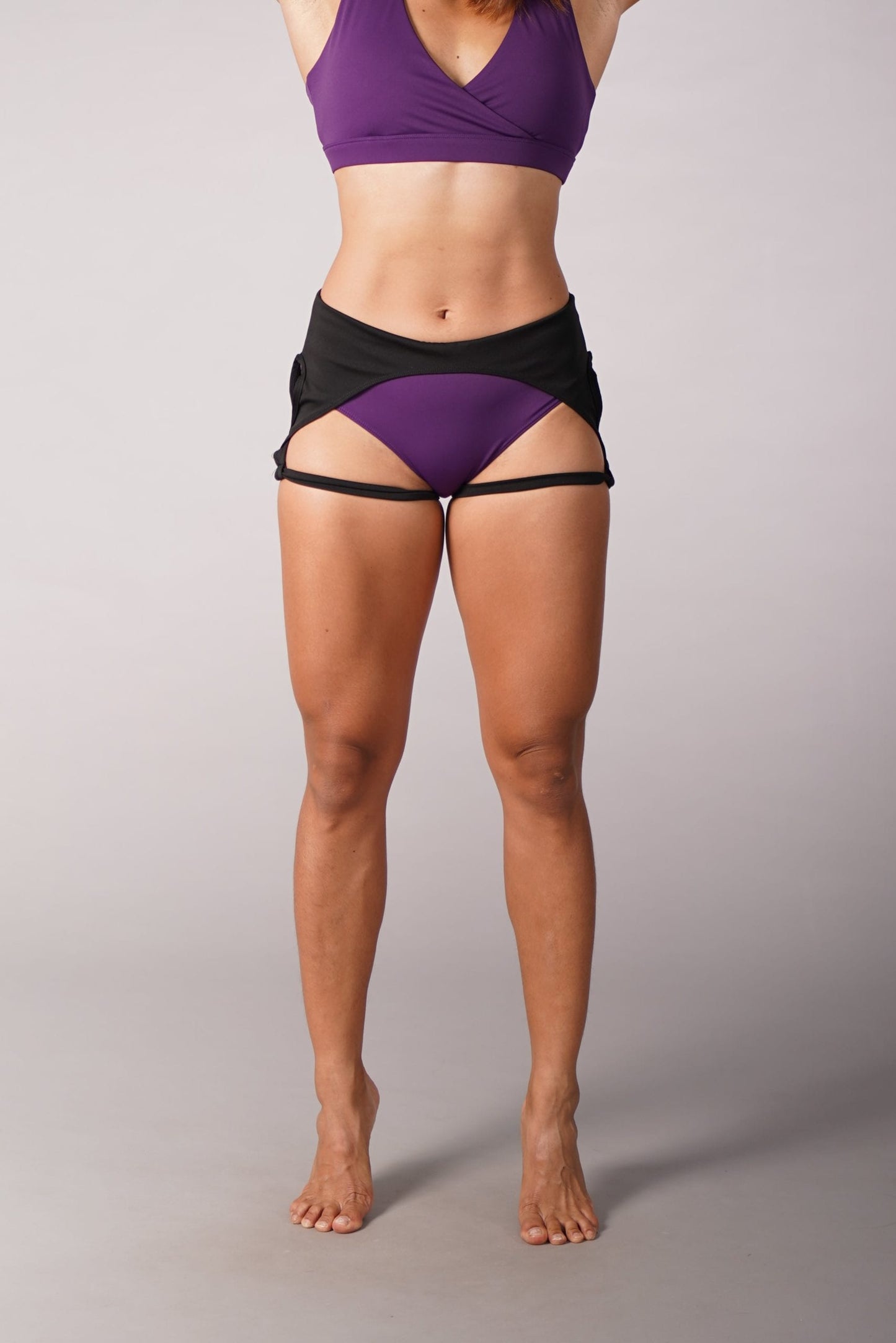 OFF THE POLE GARTER SHORTS DYP LILLA