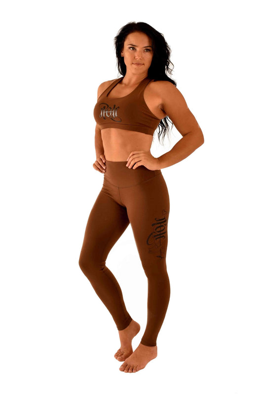 OFF THE POLE SIGNATURE LEGGINGS - MOCHA