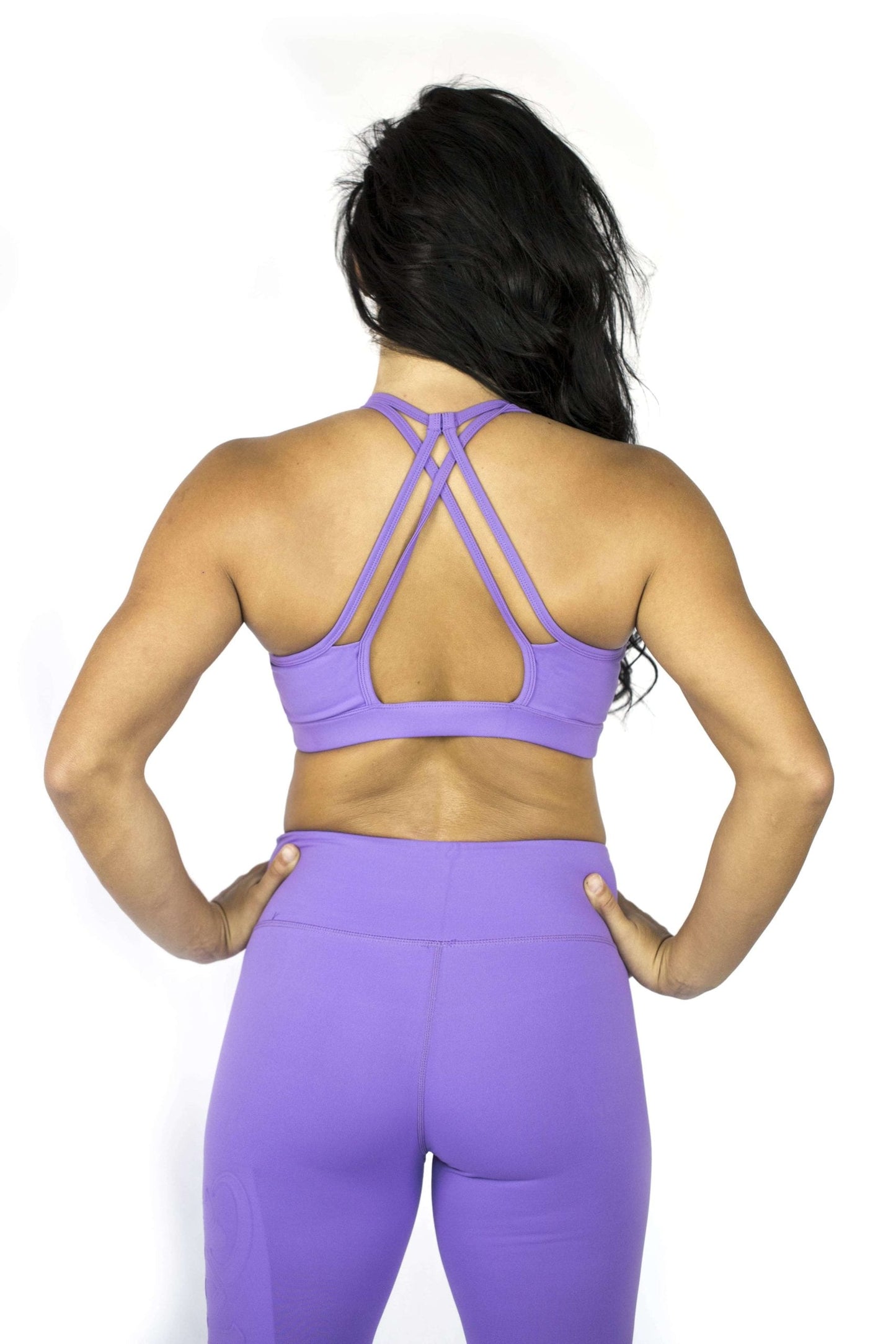 OFF THE POLE EMBOSSED SPORTS BH – LILLA