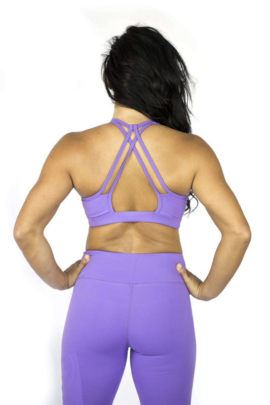 OFF THE POLE EMBOSSED SPORTS BH – LILLA