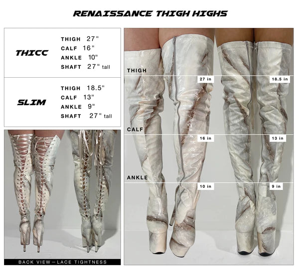 HELLA HEELS TIGH HIGH CONFESSION SLIM 8 INCH