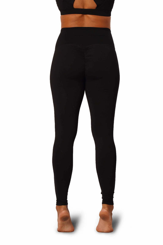 OFF THE POLE SCRUNCH BUTT LEGGINGS - SVART