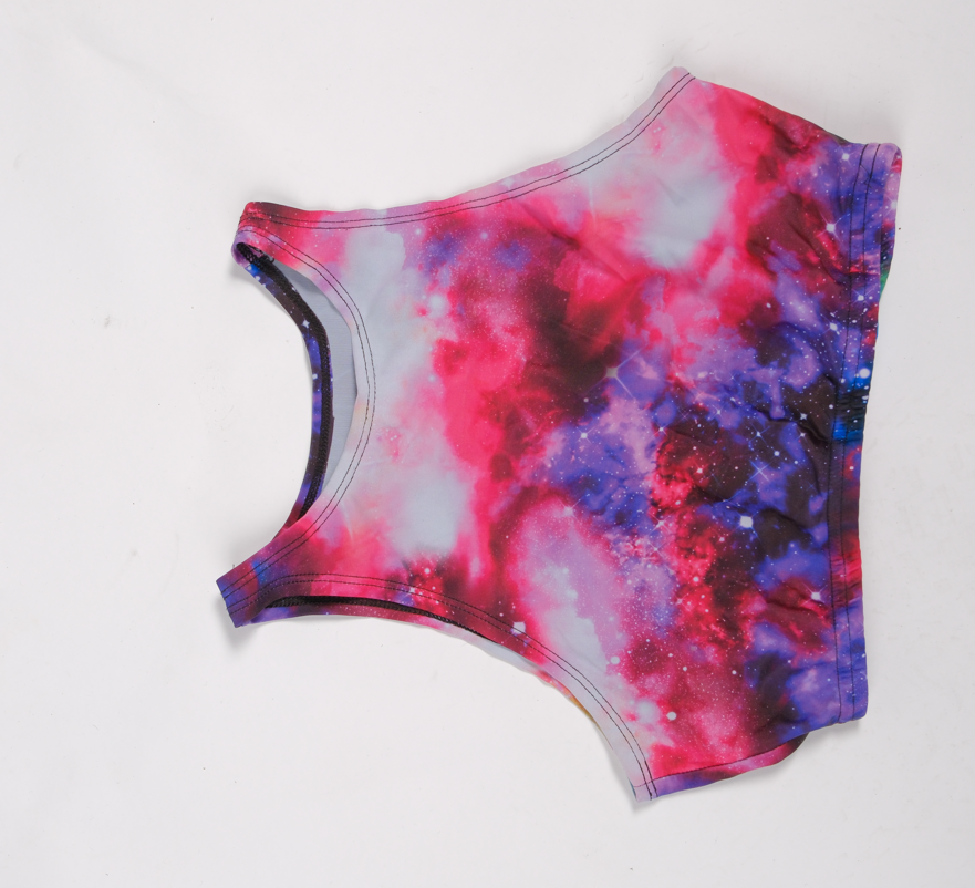 SECOND HAND - FLOW MOTION WEAR GALAXY TOP