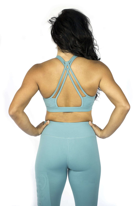 OFF THE POLE EMBOSSED SPORTS BH –TURKIS