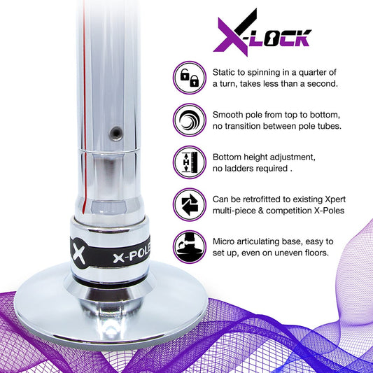 X-POLE XPERT PRO POLE - 45MM STAINLESS STEEL