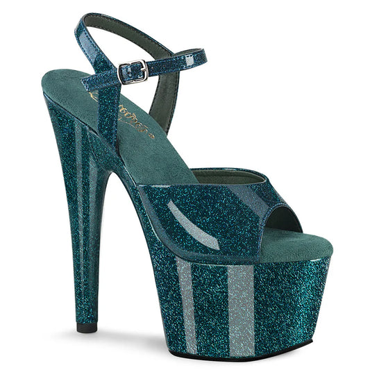 PLEASER ADORE 709 GLITTER FLERE FARGER - 17.8 cm / 7"