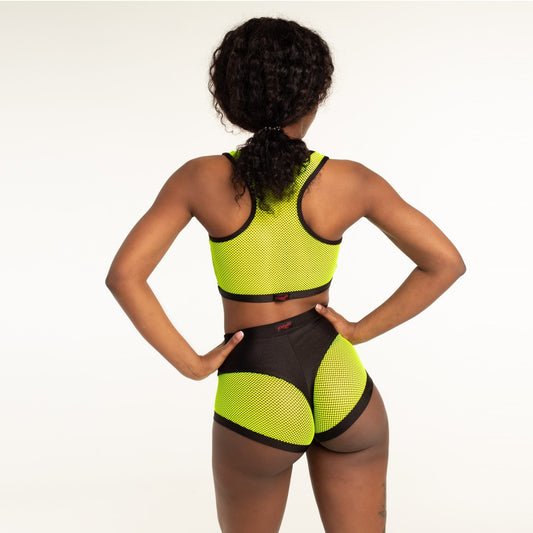 POLERINA- SHORTS- SVART/GUL