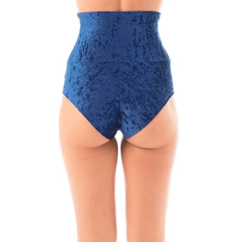 DRAGONFLY- BETTY SHORTS- BLÅ VELVET