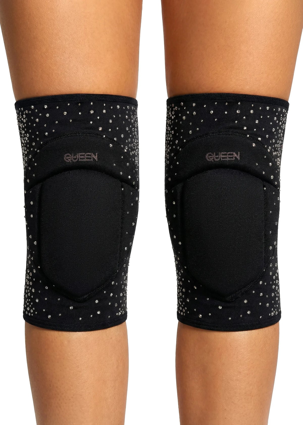 KNEBESKYTTERE SLEEK PRO 4- BLACK SHINY