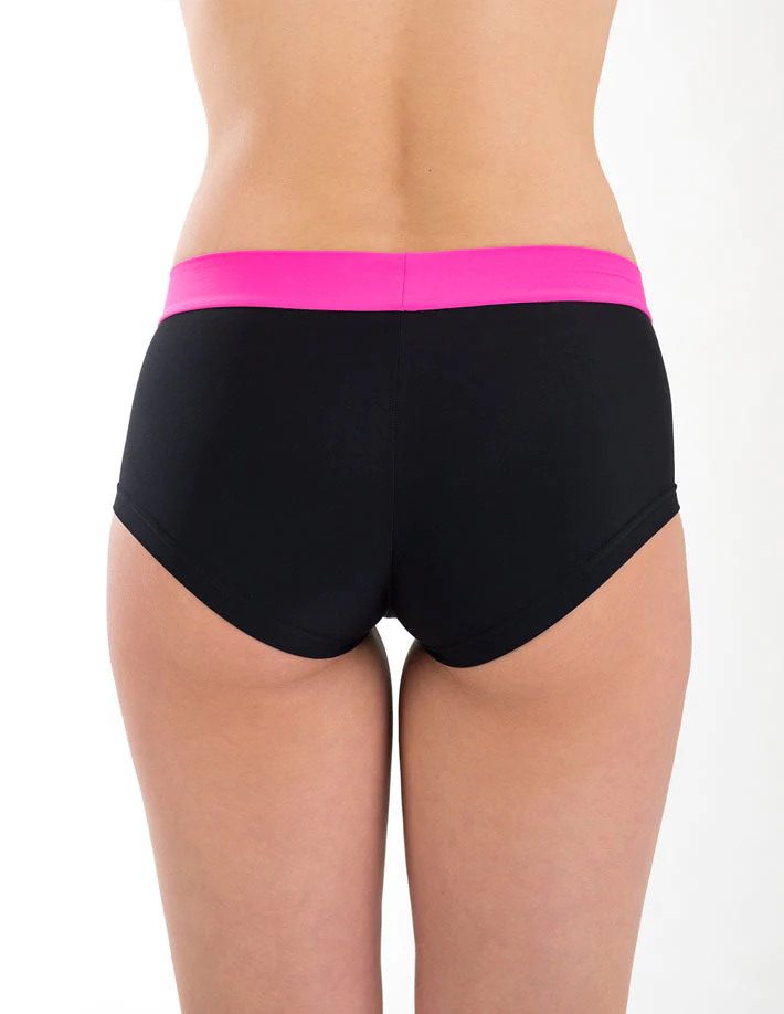 DRAGONFLY- MANDY SHORTS- SVART/ROSA