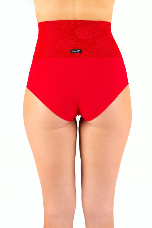 DRAGONFLY- BETTY SHORTS- LACE RØD