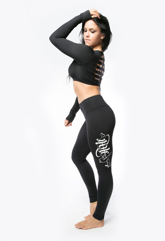 OFF THE POLE SIGNATURE LEGGINGS – SVART