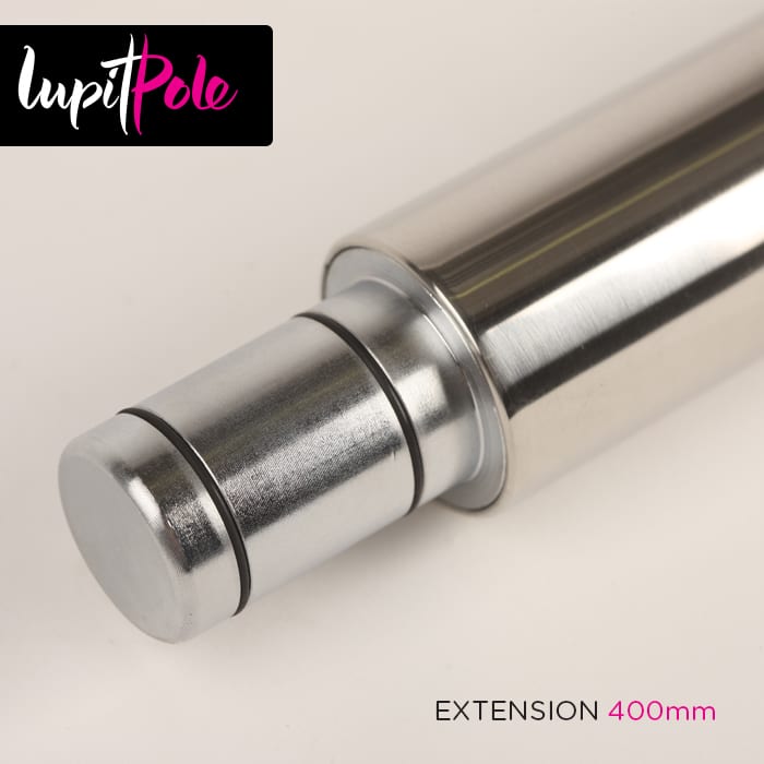 LUPIT POLE CLASSIC G1 EXTENSION - 400MM STAINLESS STEEL 42MM
