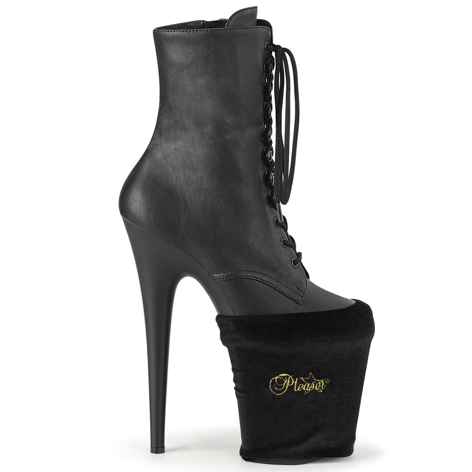 SKOBESKYTTERE PLEASER SORT VELVET
