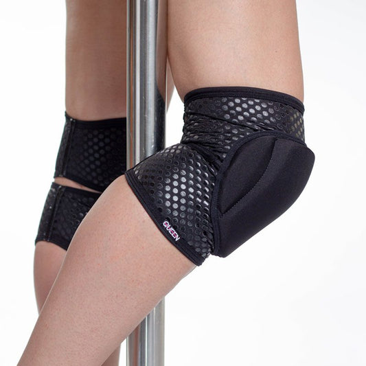 KNEBESKYTTERE GRIPPY SLEEK BLACK