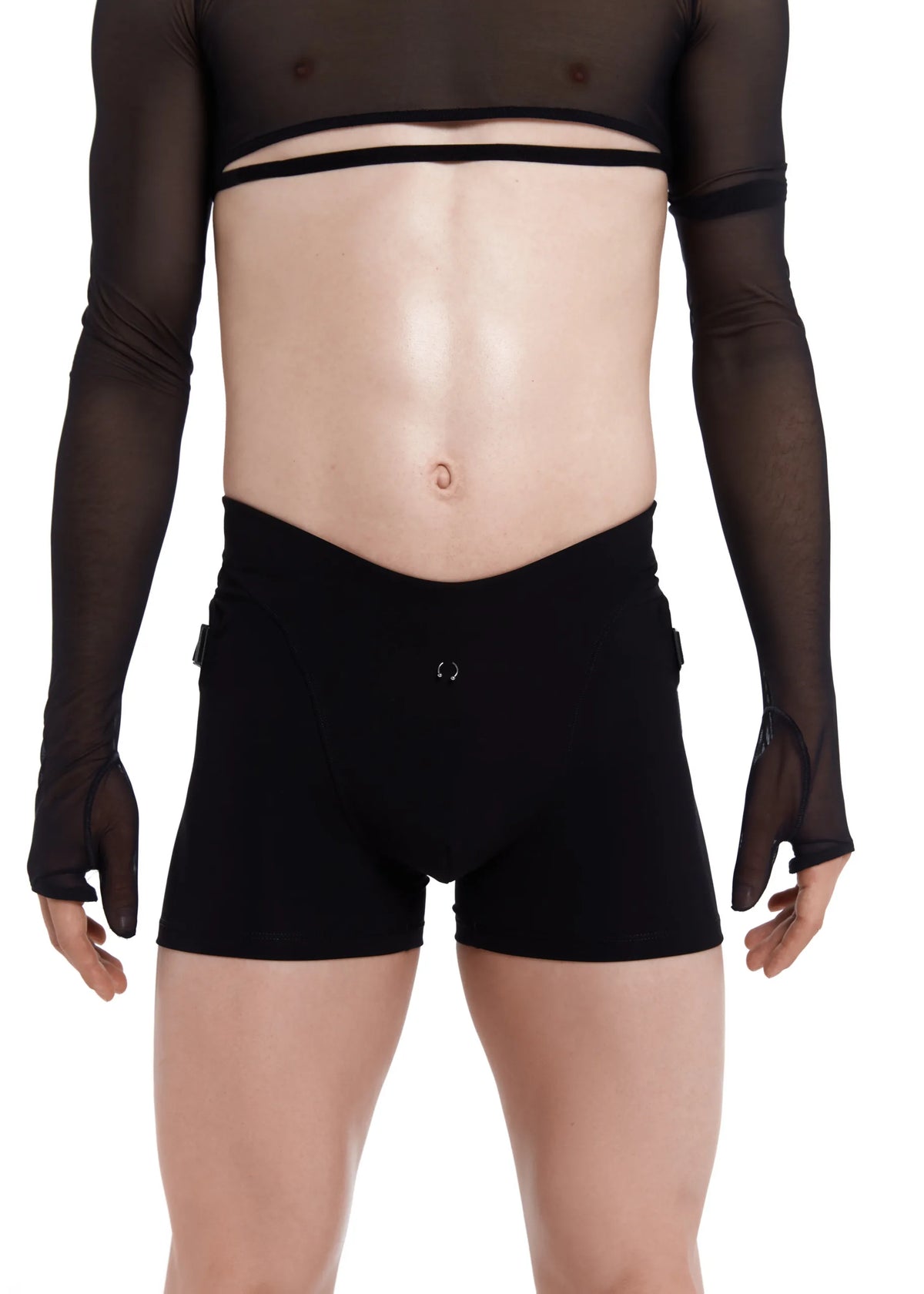 QUEEN - SHORTS KINETIC FOR POLE DANCE – MEN’S, IN STAR BLACK