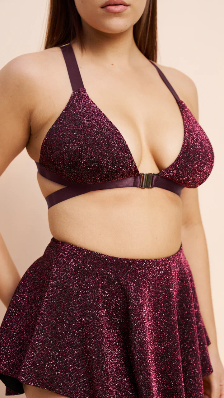 LUNALAE FOLLOW ME BRA - GLITTER FLERE FARGER