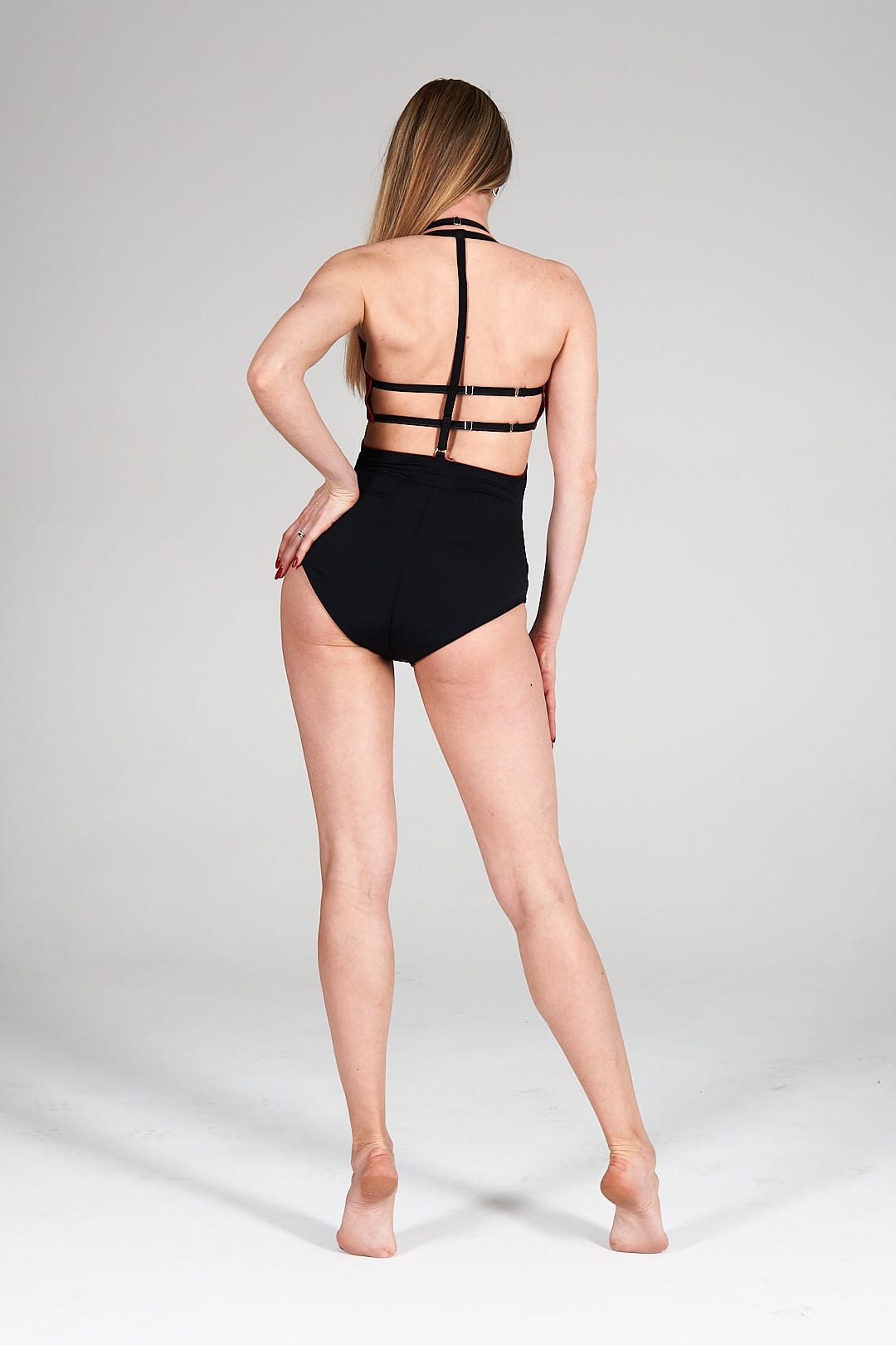 SHARK POLEWEAR- SLING SHORTS- VINRØD/SVART