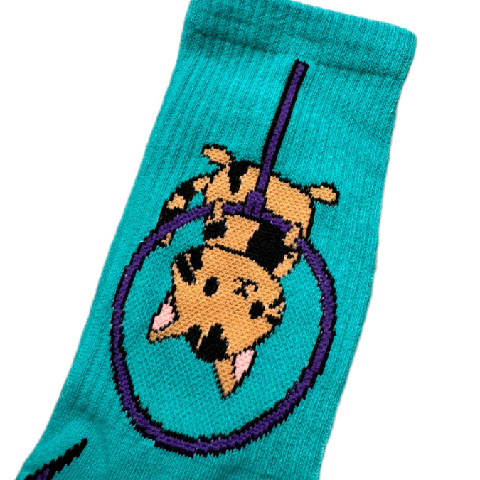 POLEBOX - AERIAL SLOTHS ATHLETIC SOCKS