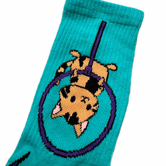 POLEBOX - AERIAL SLOTHS ATHLETIC SOCKS