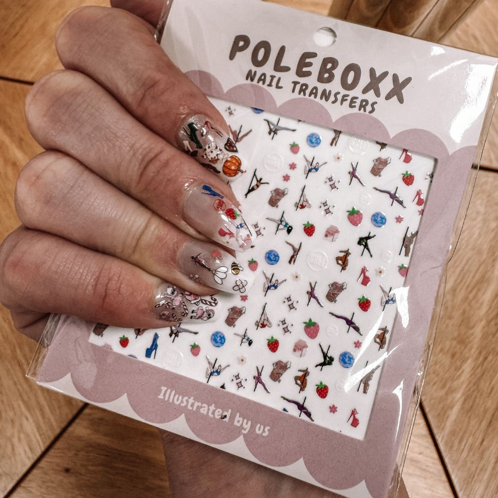 POLEBOX - POLE DANCER NAIL DECALS