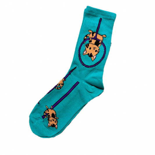 POLEBOX - AERIAL SLOTHS ATHLETIC SOCKS