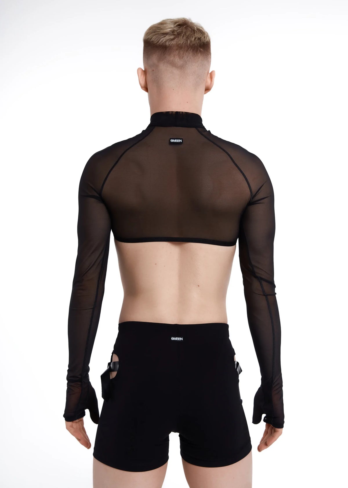 QUEEN - SHORTS KINETIC FOR POLE DANCE – MEN’S, IN STAR BLACK