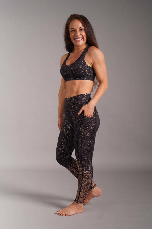 OFF THE POLE ICONIC LEGGINGS - CHAMPAGNE