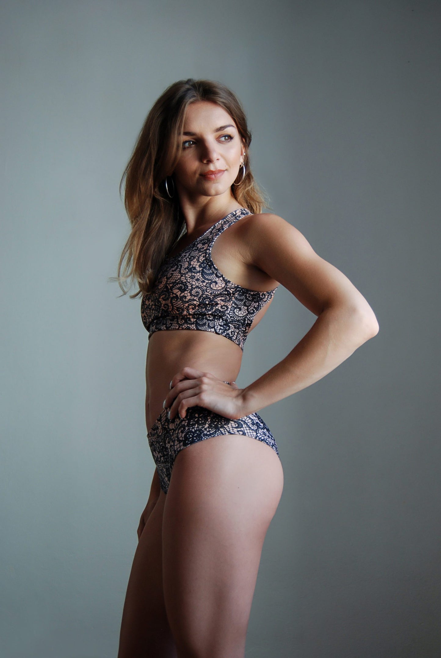 POLE ADDICT- LOW WAIST SHORTS- LACE