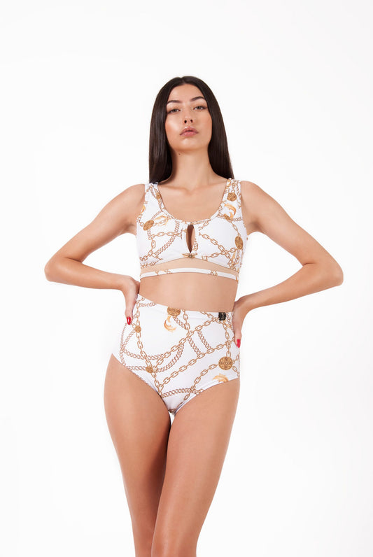 POLE ADDICT- HIGH WAIST SHORTS- AIDA BIANCO
