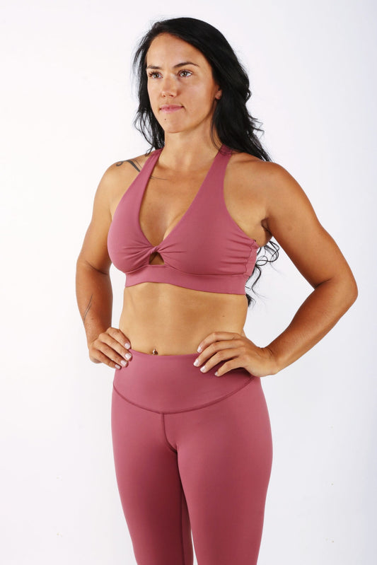 OFF THE POLE KEYHOLE SPORTS BH- DUS ROSA