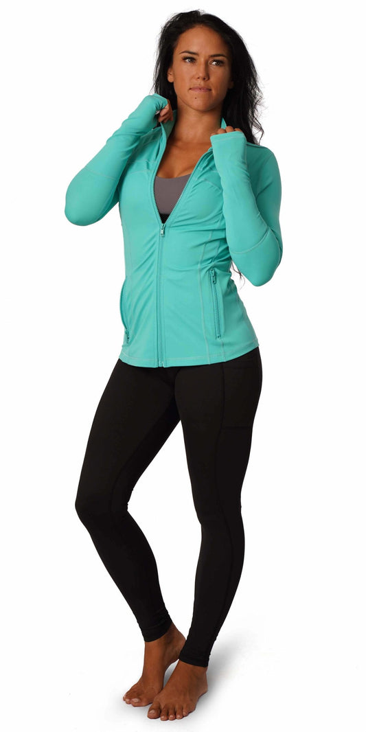 OFF THE POLE ICONIC JAKKE - AQUA