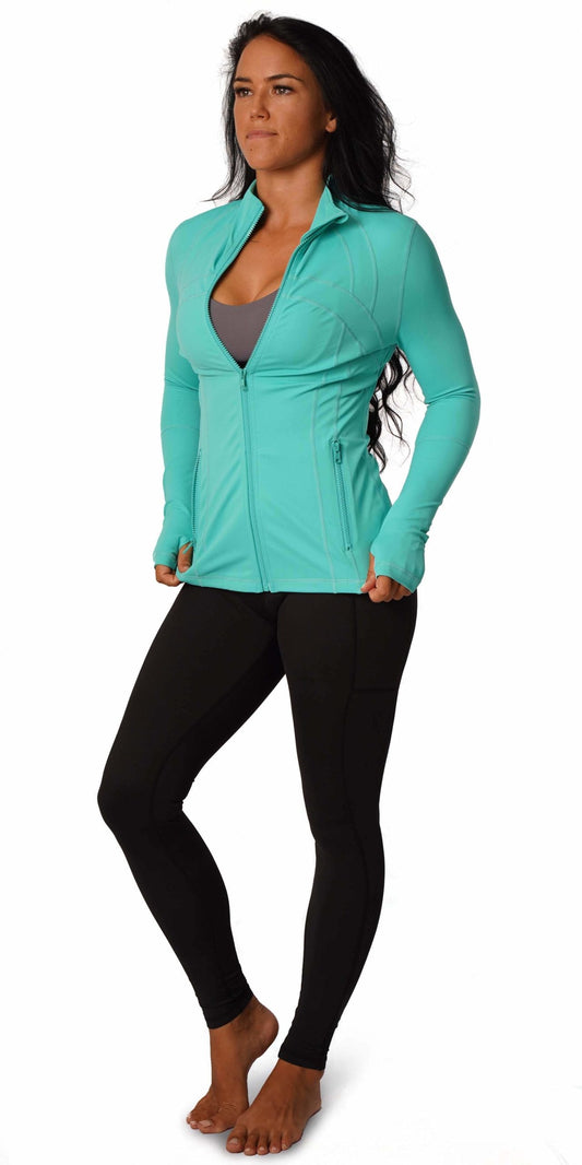 OFF THE POLE ICONIC JAKKE - AQUA