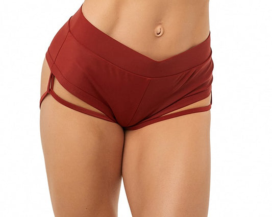 POLERINA- EXOTICA SHORTS RØD
