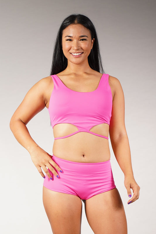 OFF THE POLE HALO TOP- HOT PINK