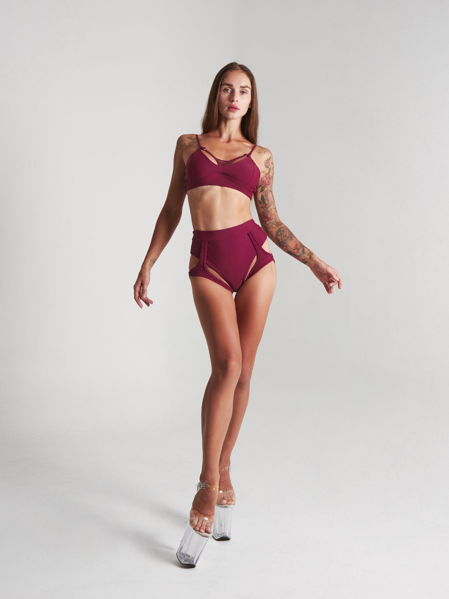 HARNA - PEACH SHORTS -  FLERE FARGER