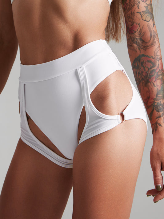 HARNA - PEACH SHORTS - HVIT