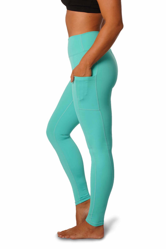 OFF THE POLE ICONIC LEGGINGS - AQUA