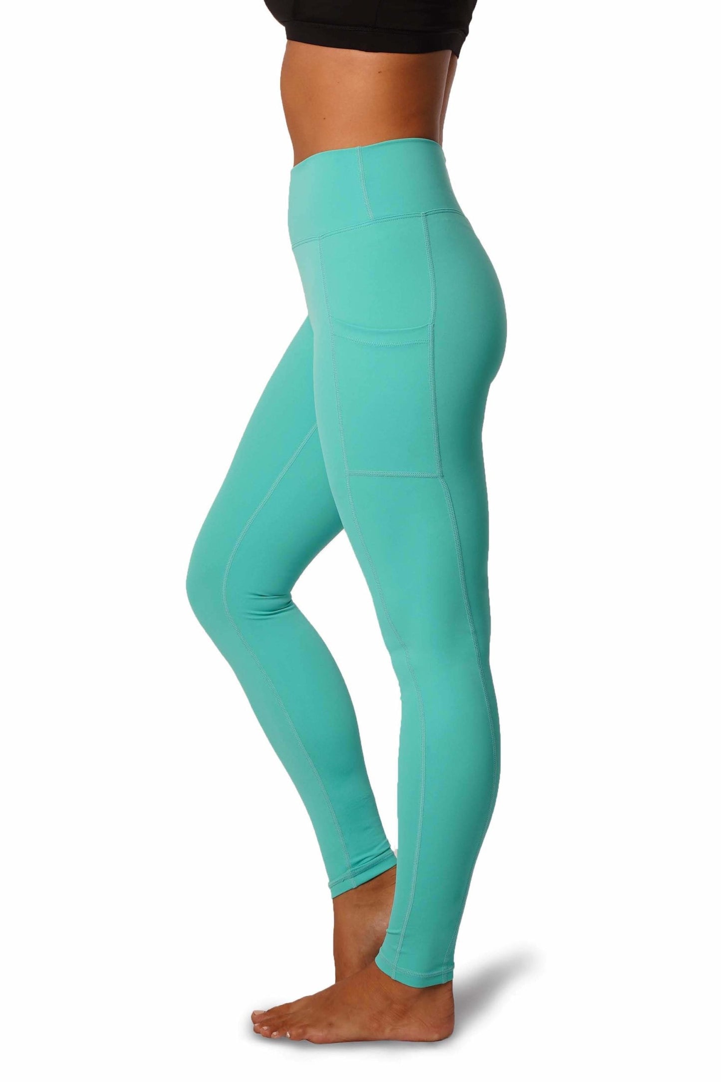 OFF THE POLE ICONIC LEGGINGS - AQUA