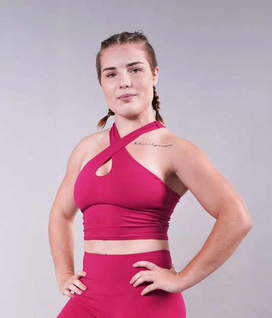 OFF THE POLE LUXE INFINITY TOP ROSA