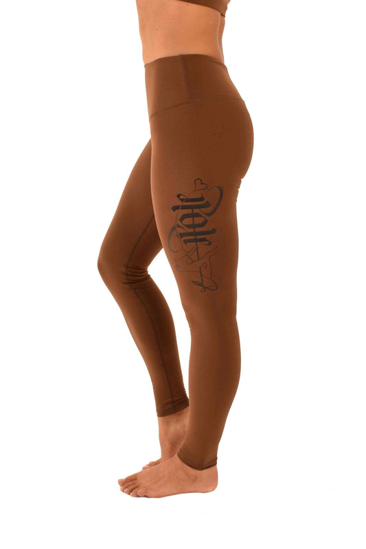OFF THE POLE SIGNATURE LEGGINGS - MOCHA